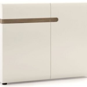 Chelsea White Gloss Small Sideboard - 2 Doors